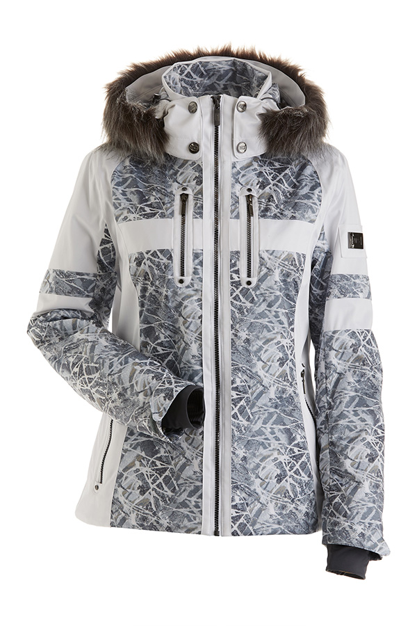 Val D'Isere Print Faux Fur color 50