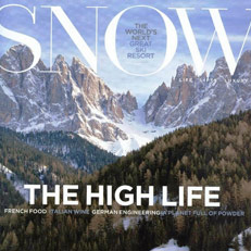 NILS Whitney Sweater graces the pages of SNOW Magazine